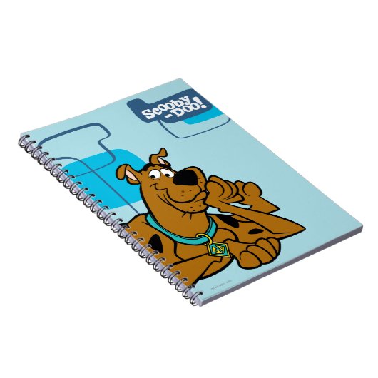 Retro Squares Scooby-Doo neer Notitieboek (Rechterzijde)