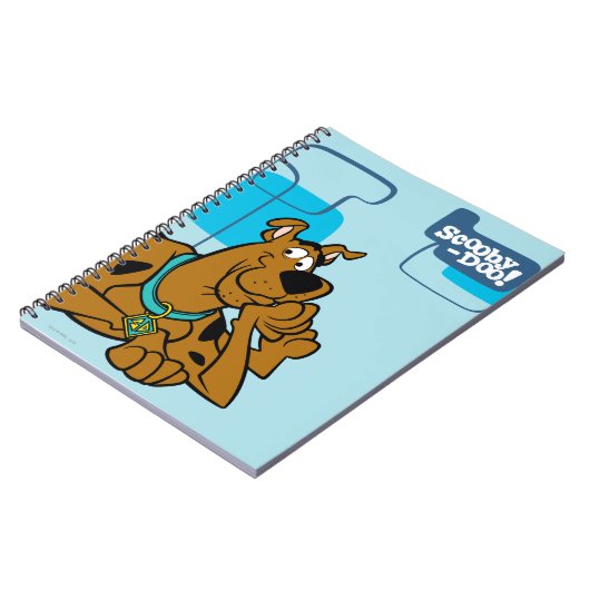 Retro Squares Scooby-Doo neer Notitieboek (Linkerzijde)