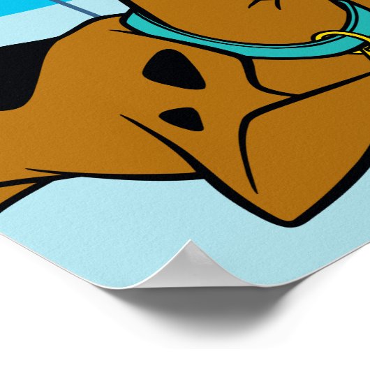 Retro Squares Scooby-Doo neer Poster (Hoek)