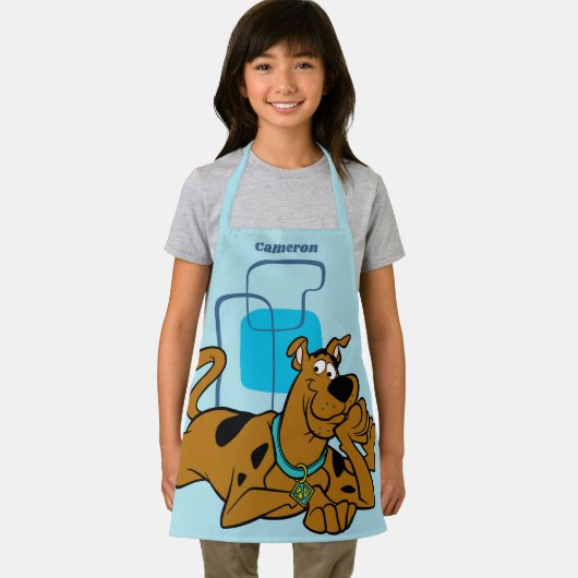 Retro Squares Scooby-Doo neer Schort (Insitu)