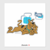 Retro Squares Scooby-Doo neer Sticker (Vel)
