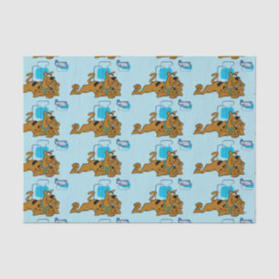 Retro Squares Scooby-Doo neer Tissuepapier