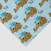 Retro Squares Scooby-Doo neer Tissuepapier (Detail)