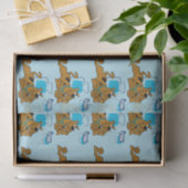 Retro Squares Scooby-Doo neer Tissuepapier (Geschenk)