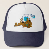 Retro Squares Scooby-Doo neer Trucker Pet (Voorkant)
