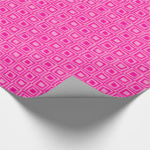 Retro Squares - Shades of Pink Cadeaupapier (Hoek)