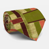 Retro Squares Stropdas (Opgerold)