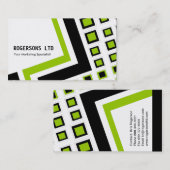 Retro Squares Visitekaartjes (Voorkant / Achterkant)