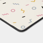 Retro Squiggle Patroon Bureaumat (Hoek)