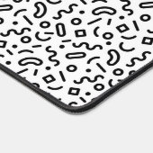 Retro Squiggle Patroon Bureaumat (Hoek)