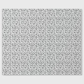 Retro Squiggle Patroon Cadeaupapier (Vlak)