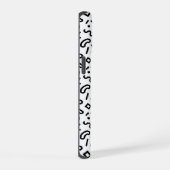 Retro Squiggle Patroon iPhone 15 Case (Rechterkant)