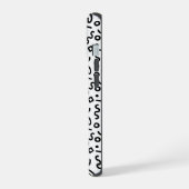 Retro Squiggle Patroon iPhone 15 Case (Linkerkant)