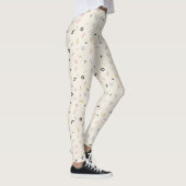 Retro Squiggle Patroon Leggings (Rechts)