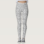 Retro Squiggle Patroon Leggings (Voorkant)
