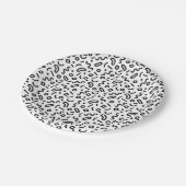 Retro Squiggle Patroon Papieren Bordje (Gekanteld)