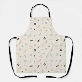 Retro Squiggle Patroon Schort (Voorkant)