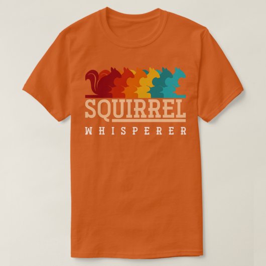 Retro Squirrel Whisperer Animal Gift Squirrel T-shirt (Design voorkant)