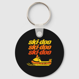 Retro Srt Citaat Ski Doo Vintage Sneeuwscooters Gr Sleutelhanger