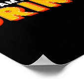 Retro Srt This Team Makes Me Drink Funny Football  Poster (Hoek)