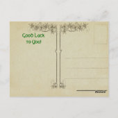 Retro St. Patrick's Day Briefkaarten (Achterkant)