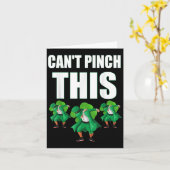 Retro St Patrick's Day Can't Nch This  Kaart (Gele Bloem)