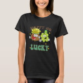 Retro St Patrick's Day Happy Go Lucky Pot Of Gold  T-shirt (Voorkant)
