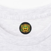 Retro St. Patrick's Day Lachend Gezicht Lucky Stat Labels (Aangebracht)