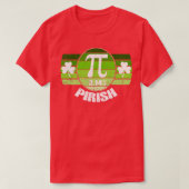 Retro St Patricks PI Irish Day 314 Irish Wiskunde T-shirt (Design voorkant)