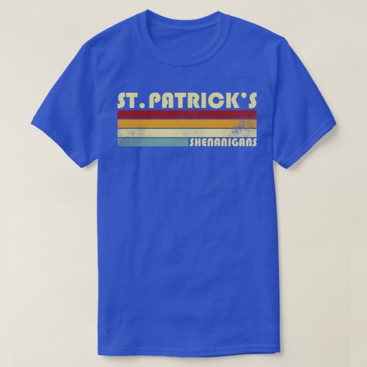Retro St Patricks Shenanigans T-shirt (Design voorkant)