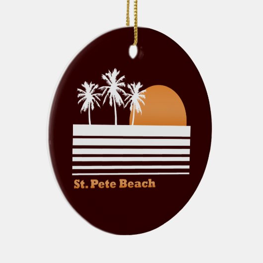 Retro St Pete Beach Ornament (Rechts)