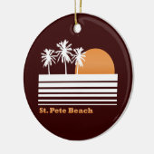 Retro St Pete Beach Ornament (Links)