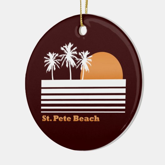 Retro St Pete Beach Ornament (Links)
