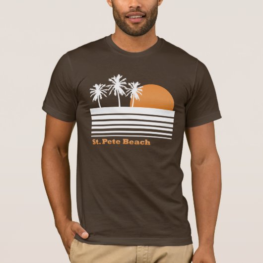 Retro St Pete Beach T-Shirt (Voorkant)