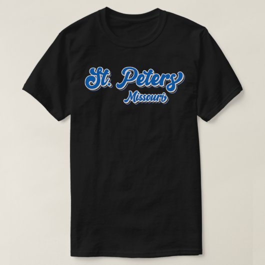 Retro  St Peters Missouri T-shirt (Design voorkant)