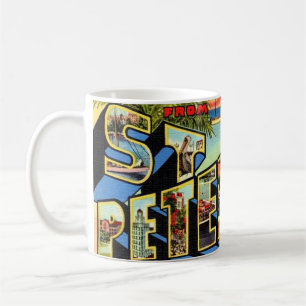 Retro St Petersburg Florida Koffiemok