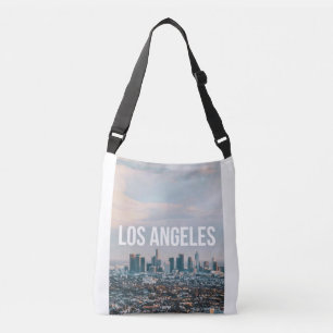 Retro Stadsesthetiek Reizen Los Angeles Silhouet Crossbody Tas