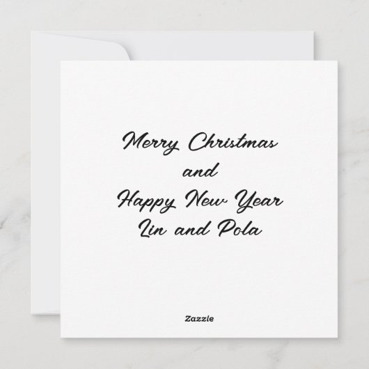 Retro stadslandschap in de winter feestdagenkaart (Achterkant)