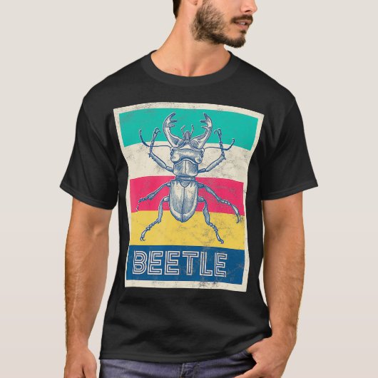 Retro Stag Kever Gift in ontwerp T-shirt (Voorkant)