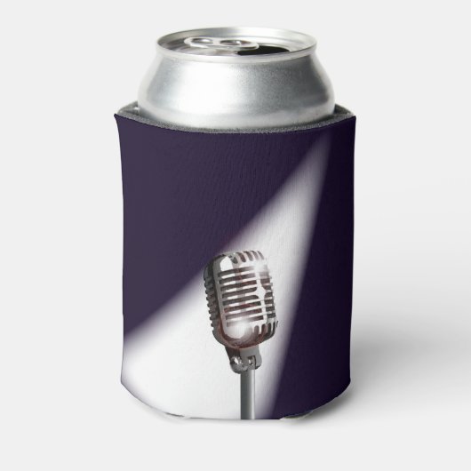 Retro Stage-microfoon Blikjeskoeler (Blikje Achterkant)