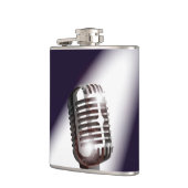 Retro Stage-microfoon Heupfles (Links)