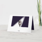 Retro Stage-microfoon Kaart (Achterkant)