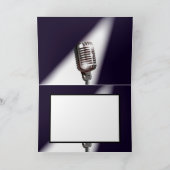 Retro Stage-microfoon Kaart (Binnen)