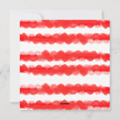 retro stamping red frame photo square christmas feestdagenkaart (Achterkant)