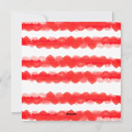 retro stamping red frame photo square christmas feestdagenkaart (Achterkant)