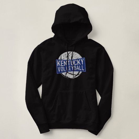Retro -stand — Kentucky Volleyball Graph Hoodie (Design voorkant)