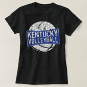 Retro -stand — Kentucky Volleyball Graph T-shirt (Design voorkant)