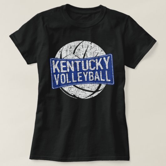 Retro -stand — Kentucky Volleyball Graph T-shirt (Design voorkant)
