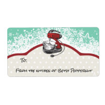 Retro stand mixer uit de keuken van Kerstmis
