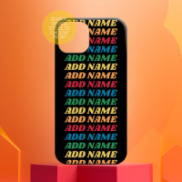 Retro Stapelde Rainbow Colors 70s van het Patroon